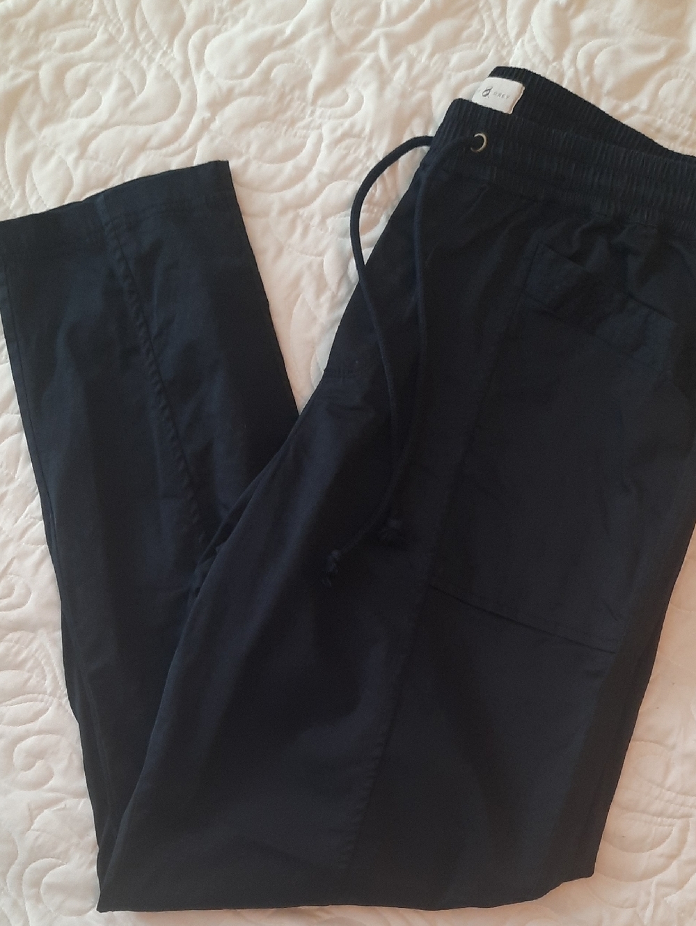 Lou & Grey Women's Navy Drawstring Chinos